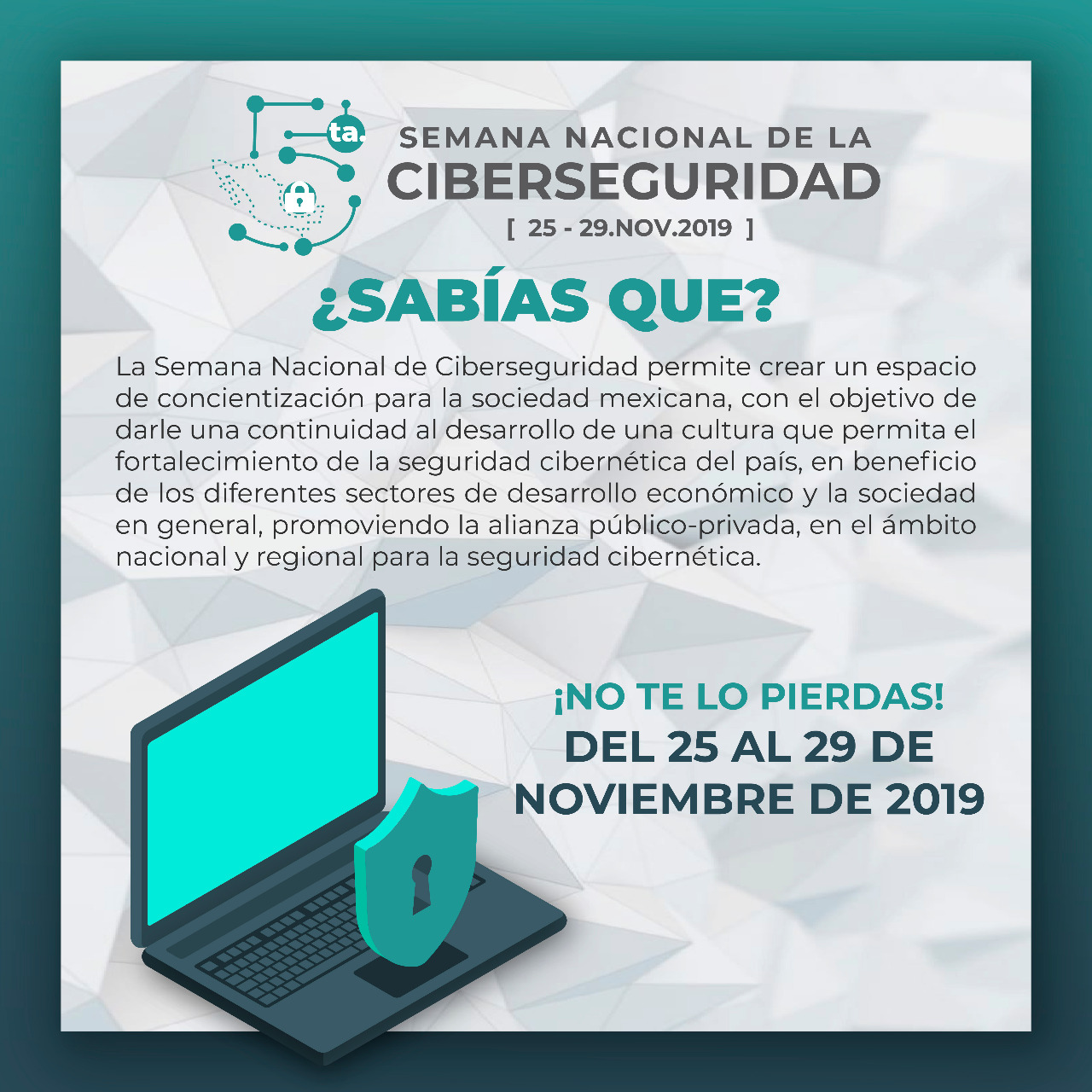 5a Semana Nacional De La Ciberseguridad Región Centro Sur De Anuies 7072